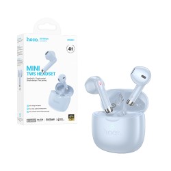 Auscultadores True Sem Fio Hoco EW201 Graceful Estrela Azul